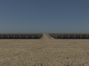 100 250 500 kilowatts solar system Model 3D