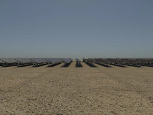 100 250 500 kilowatts solar system 3D Model