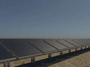 100 250 500 kilowatts solar system 3D Model