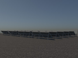 3 6 12 24 48 kilowatts poli solar system 3D Model