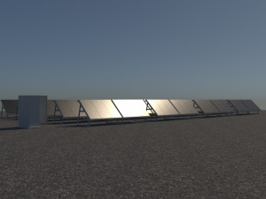 3 6 12 24 48 kilowatts poli solar system 3D Model