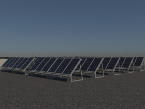 3 6 12 24 48 kilowatts mono solar system 3Dモデル