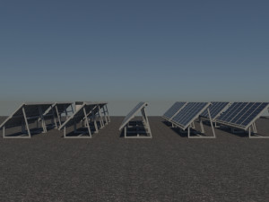 3 6 12 24 48 kilowatts mono solar system 3Dモデル