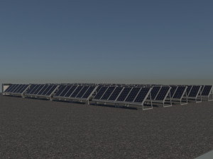 3 6 12 24 48 kilowatts mono solar system 3Dモデル