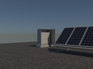 3 6 12 24 48 kilowatts mono solar system 3Dモデル