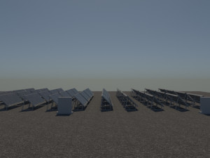 3 6 12 24 48 kilowatts mono solar system 3Dモデル
