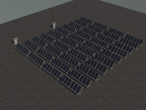 3 6 12 24 48 kilowatts mono solar system 3Dモデル