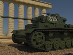 panzer 3 3D 모델