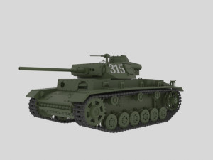 panzer 3 3D 모델