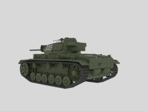 panzer 3 3D 모델