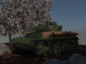 panzer 4 Modelo 3D