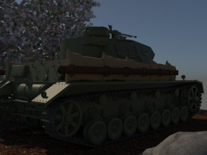 panzer 4 Modelo 3D