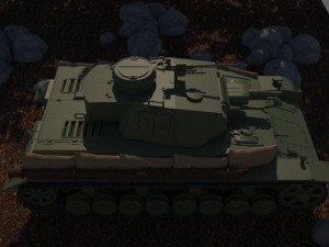 panzer 4 Modelo 3D