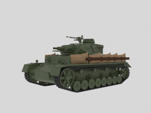 panzer 4 Modelo 3D