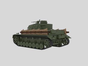 panzer 4 Modelo 3D