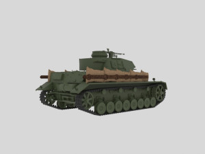 panzer 4 Modelo 3D