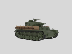 panzer 4 Modelo 3D