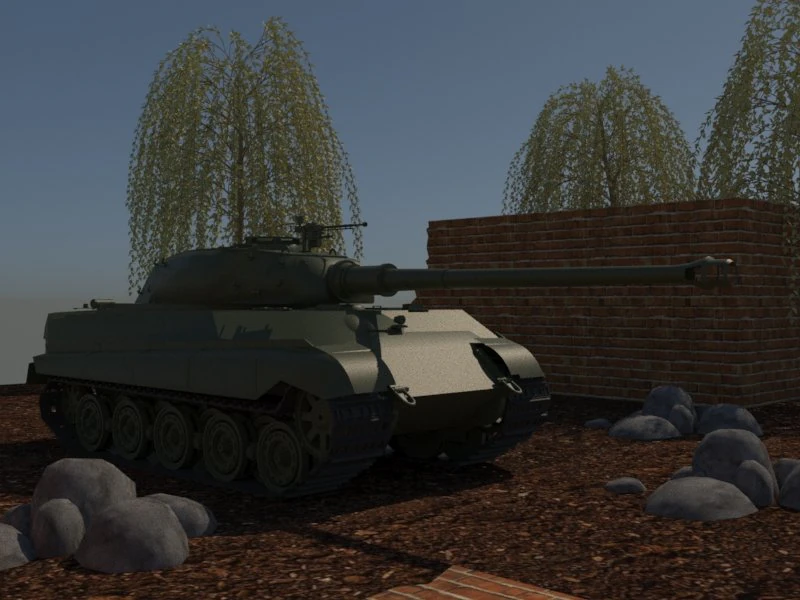 panzer 6 3D Model .c4d .max .obj .3ds .fbx .stl .blend 