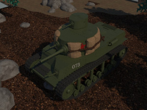 t-24 soviet Modelo 3D