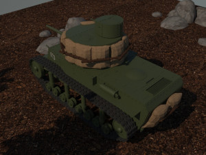 t-24 soviet Modelo 3D