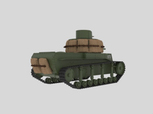 t-24 soviet Modelo 3D