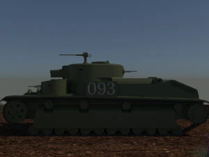 t-28 soviet 3D Model