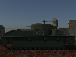 t-28 soviet Modelo 3D