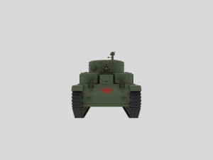 t-28 soviet Modelo 3D