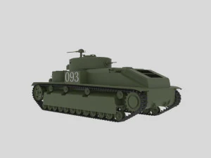 t-28 soviet 3D Model