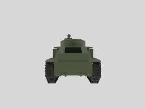 t-28 soviet Modelo 3D
