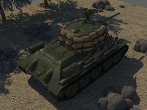 t-34 soviet 3D Model