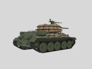 t-34 soviet 3D Model