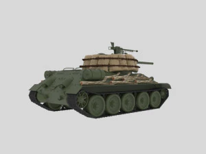 t-34 soviet 3D Model