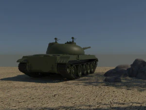 t-62 soviet 3D Model