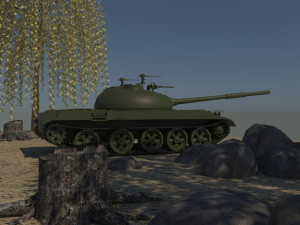 t-62 soviet Modello 3D
