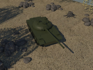 t-62 soviet Modello 3D