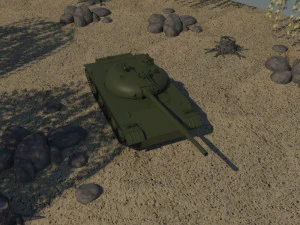 t-62 soviet 3D Model