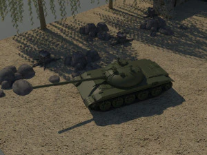 t-62 soviet 3D Model