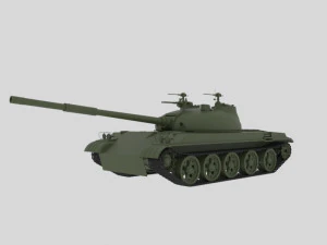 t-62 soviet 3D Model
