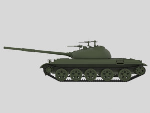 t-62 soviet Modello 3D