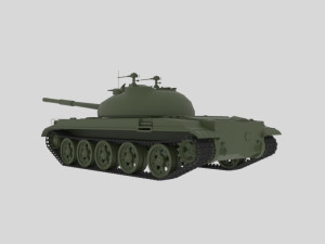 t-62 soviet Modello 3D