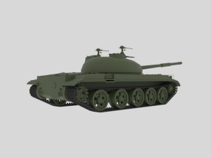 t-62 soviet Modello 3D
