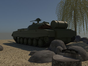 t-64 soviet Modello 3D