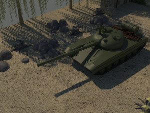 t-64 soviet Modello 3D