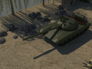 t-64 soviet 3D Model