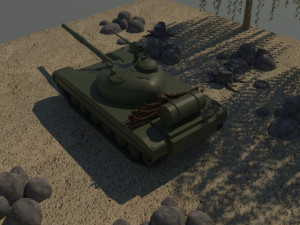 t-64 soviet Modello 3D