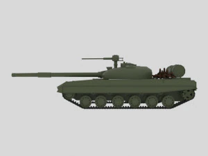 t-64 soviet 3D Model