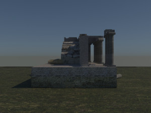 Aizanoi ancient city - zeus temple - antique Modelo 3D