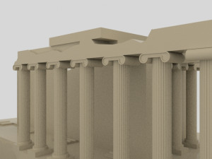 Aizanoi ancient city - zeus temple - antique Modelo 3D