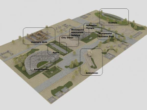 aphrodisias ancient city - antique 3D Model